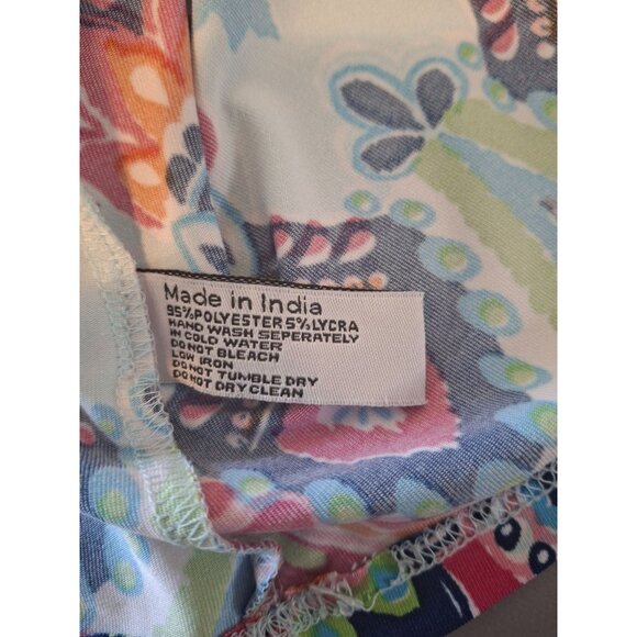 Buckhead Betties Womens Tank Top S Sleeveless Multicolor Paisley Hippie Boho - Picture 6 of 8